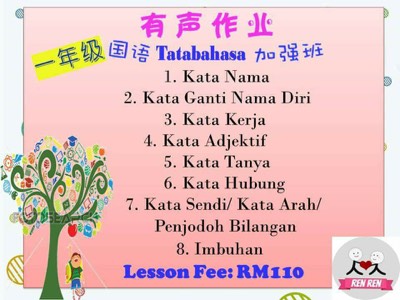 1年级 Tatabahasa 有声作业