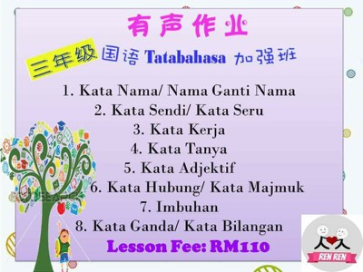 3年级 Tatabahasa 有声作业